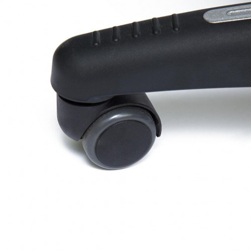 Кресло CAMBRIDGE, кож/зам/ткань, черный/св.серый, 36-6/14