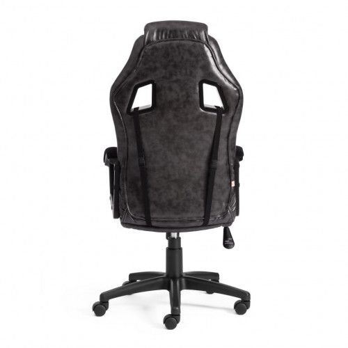 Кресло DRIVER, кож/зам/ткань, серый/черный, 2 TONE/11