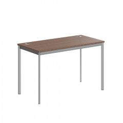 Стол письменный СП-2.1S Ясень Шимо/Алюминий 1200х600х755. IMAGO-S