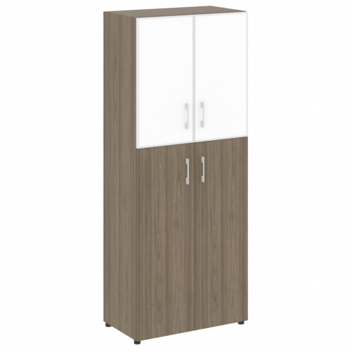 Yalta Шкаф LT.ST-1.7 R white Вяз/Стекло white 800*450*1987