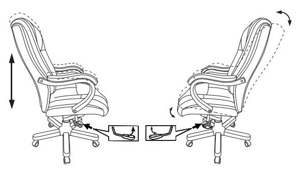 Кресло руководителя Бюрократ T-9925WALNUT черный кожа/кожзам крестов. металл/дерево