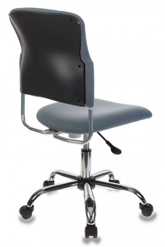 Кресло Бюрократ CH-322SXN серый 26-25 крестов. металл хром