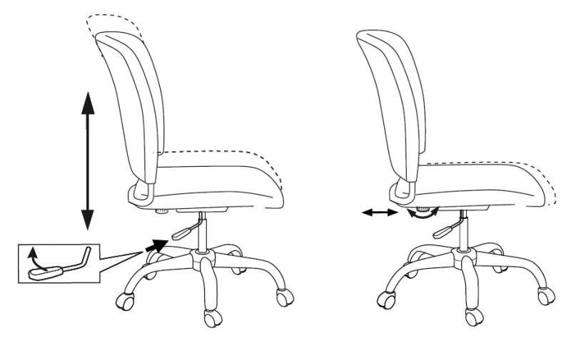 Кресло Бюрократ CH-322SXN серый 26-25 крестов. металл хром