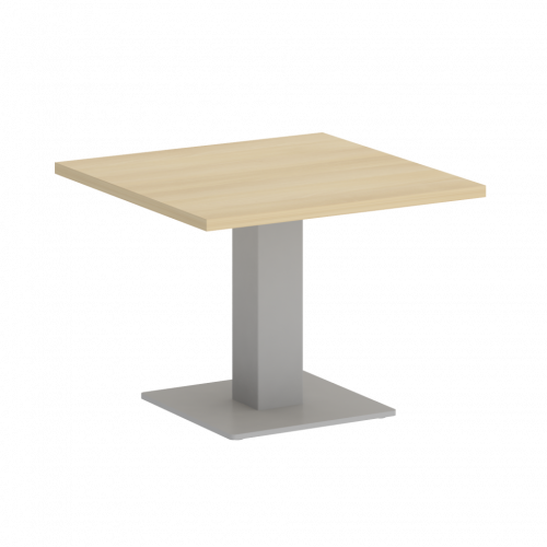 Home Office Стол журнальный квадратный VR.SP-5-60.2G Акация/Серый металл 600*600*450