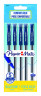 Набор ручек шариков. Paper Mate Brite BP (2084414) d=0.7мм син. черн. блистер сменный стержень резин. манжета 5 ручек