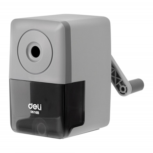 Точилка для карандашей механическая Deli E0616B 1 отверстие ассорти