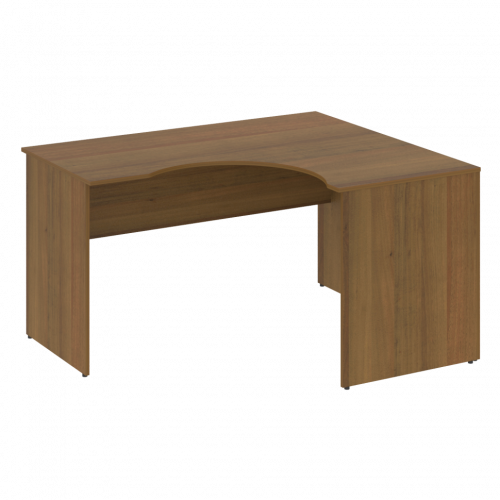 Nova S Стол криволинейный правый В.СА-3 (R) Орех 1400*1200*750