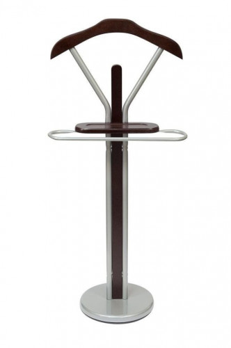 Вешалка CH-4089, дерево/хромированный металл, 48*32*110см, Орех