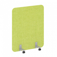 R-line soft Перегородка на металлических опорах, на роликах AP.R-100-120 Romeo 07/Серый металл 1000*18*1200