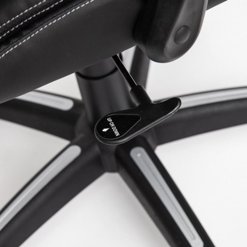 Кресло CAMBRIDGE, кож/зам/ткань, черный/черный , 36-6/11