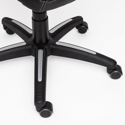 Кресло CAMBRIDGE, кож/зам/ткань, черный/черный , 36-6/11