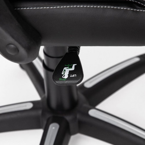 Кресло CAMBRIDGE, кож/зам/ткань, черный/черный , 36-6/11