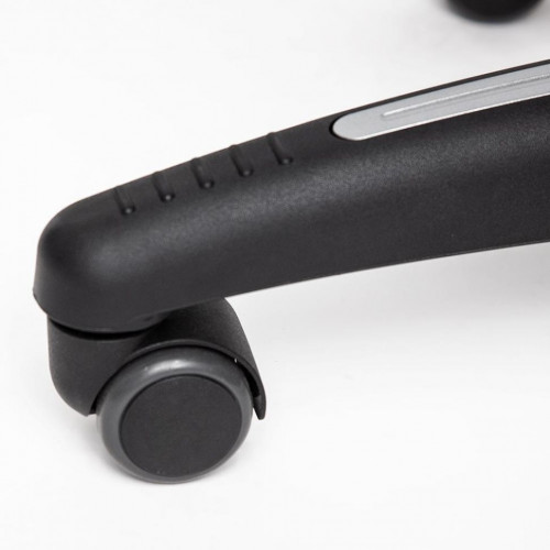 Кресло CAMBRIDGE, кож/зам/ткань, черный/черный , 36-6/11