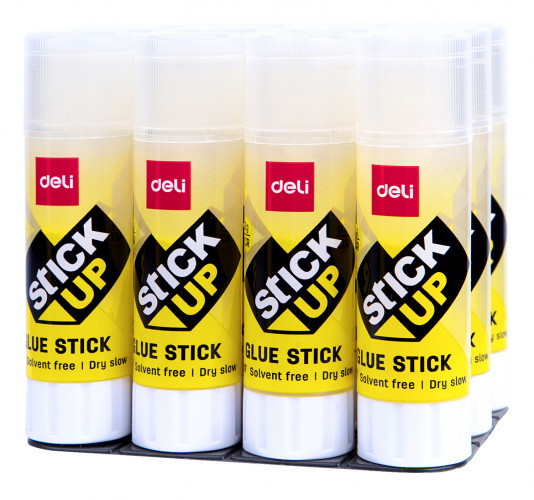 Клей-карандаш Deli Stick UP EA23710 21гр прозрачный дисплей картонный