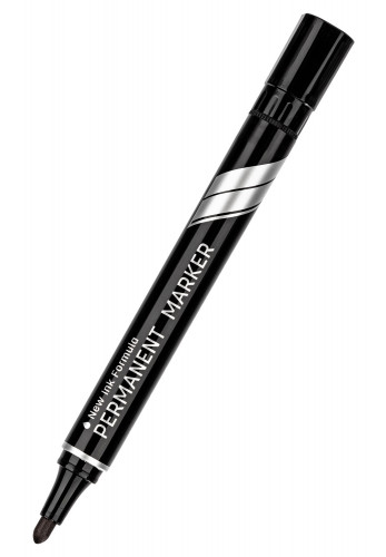 Набор маркеров перманентных Deli EU10020-P Think круглый пиш. наконечник 1.5мм черный (12шт.)