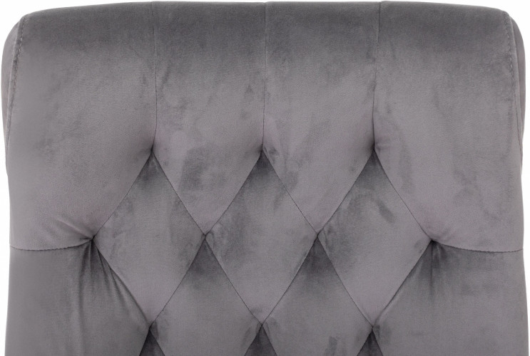 Кресло руководителя Бюрократ T-9928SL Fabric серый Italia 26 крестов. металл хром