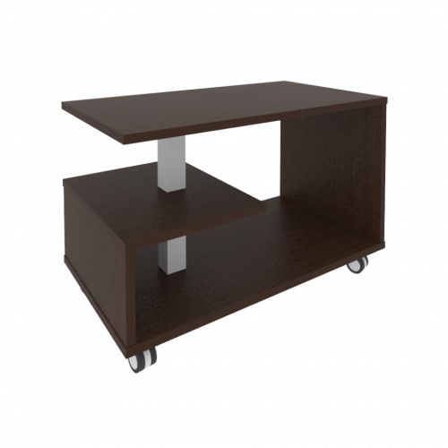 First Стол журнальный на колесах KSM-1 Венге 900*500*580