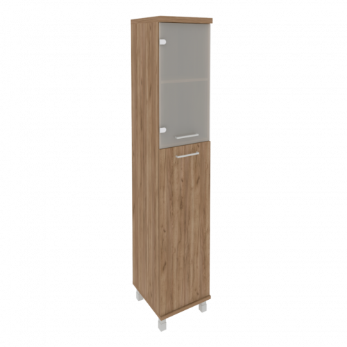 First Шкаф высокий узкий левый KSU-1.7 (L) Дуб табак 401*432*2060