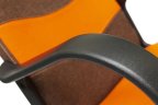 Кресло BAGGI, ткань, коричневый/оранжевый, 3М7-147/С23