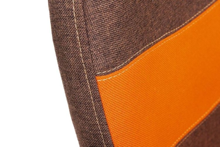 Кресло BAGGI, ткань, коричневый/оранжевый, 3М7-147/С23