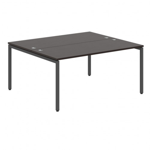 Стол 2-х местный XWST 1614 Легно темный/Антрацит 1600х1406х750 XTEN-S