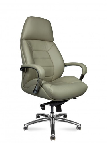 Кресло руководителя  Porsche F181 light gray leather