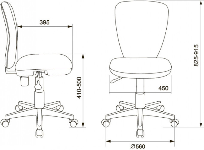 Кресло детское Бюрократ KD-W10 синий космопузики крестов. пластик пластик белый