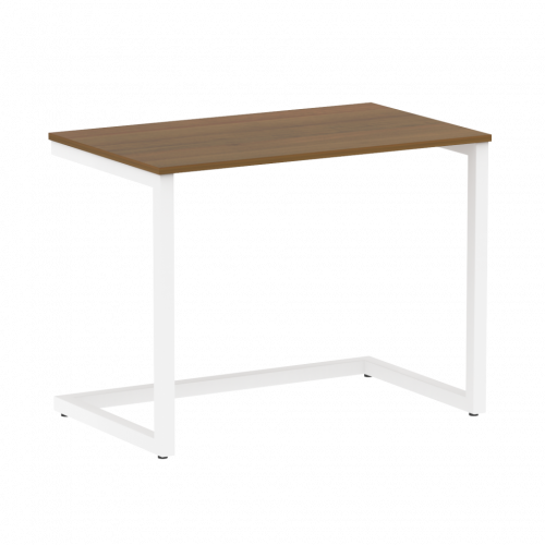 Home Office Стол письменный VR.SP-2-98 Орех/Белый металл 980*600*750
