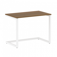 Home Office Стол письменный VR.SP-2-98 Орех/Белый металл 980*600*750