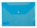 Конверт на кнопке Deli EF10432 A4 гориз. пластик 0.12мм синий