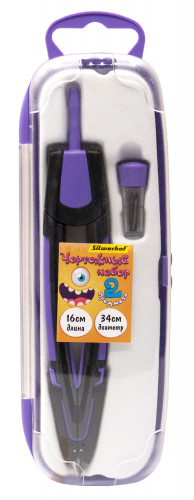 Готовальня Silwerhof Монстрики цинк 16см в компл.:2 предмета