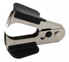 Антистеплер Silwerhof N10 24/6 26/6 черный с фиксатором коробка