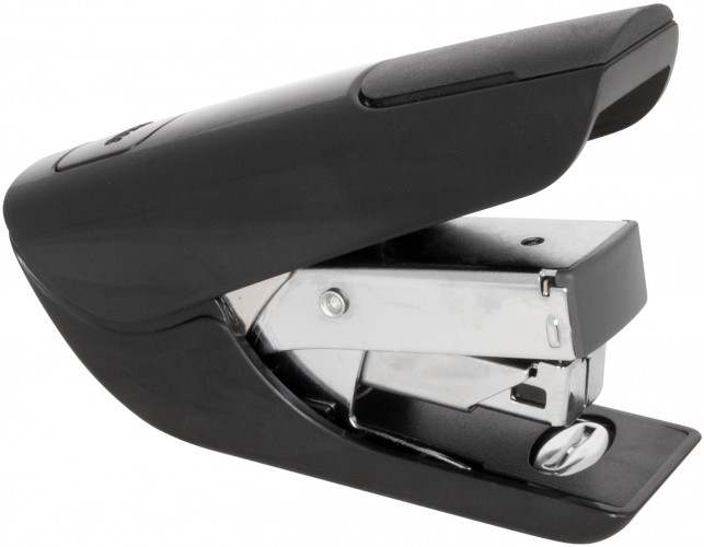 Степлер Kw-Trio 0556B-BLK Mini Air touch 24/6 26/6 (20листов) черный 50скоб пластик коробка