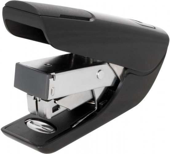 Степлер Kw-Trio 0556B-BLK Mini Air touch 24/6 26/6 (20листов) черный 50скоб пластик коробка