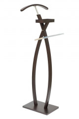 Вешалка CH-4268 дерево/хромированный металл, 47х37х110см, орех