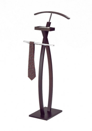 Вешалка CH-4268 дерево/хромированный металл, 47х37х110см, орех