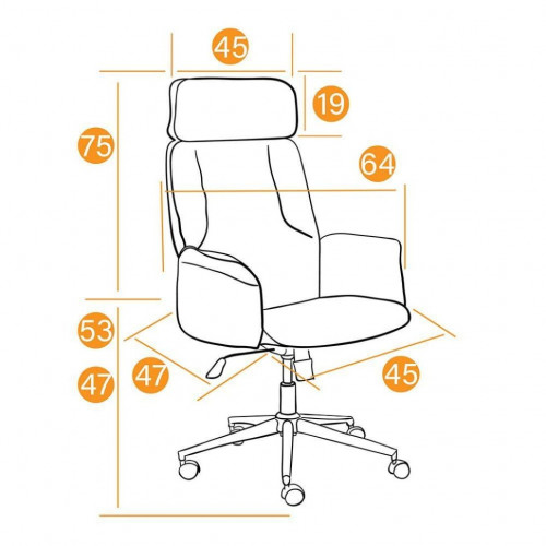 Кресло CHARM, ткань, серый/серый, F68/C27