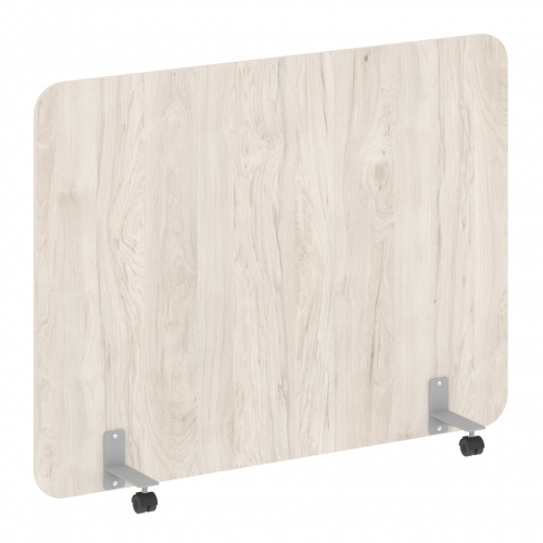 R-line Перегородка на металлических опорах, на роликах DP.R-160-120 Денвер светлый/Серый металл 1600*18*1200