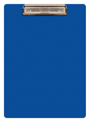 Папка-планшет Бюрократ -PD6004/BLUE A4 пластик 1.2мм синий