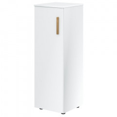 Шкаф колонка с средней дверью и топом FMC 40.1(L) Белый премиум/Белый премиум 404х429х1213 FORTA