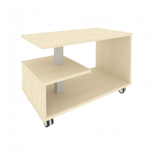 First Стол журнальный на колесах KSM-1 Клён 900*500*580