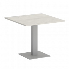 Home Office Стол квадратный VR.SP-5-90.2 Дуб наварра/Серый металл 900*900*750