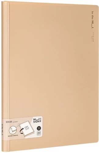 Папка с 30 прозр.вклад. Deli Nusign NS517GREY A4 полипропилен серый