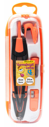 Готовальня Silwerhof Монстрики цинк 16см в компл.:4 предмета