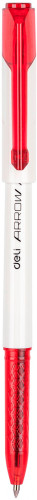 Набор ручек шариков. Deli Arrow EQ23-RD-P белый/красный d=0.7мм красн. черн. (12шт)