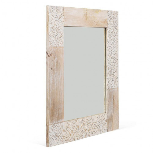 Зеркало Secret de Maison Caraibo (mod. 1822), дерево манго, 80х100х3см, натуральный/white wash