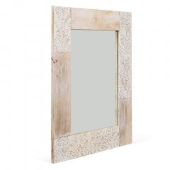 Зеркало Secret de Maison Caraibo (mod. 1822), дерево манго, 80х100х3см, натуральный/white wash