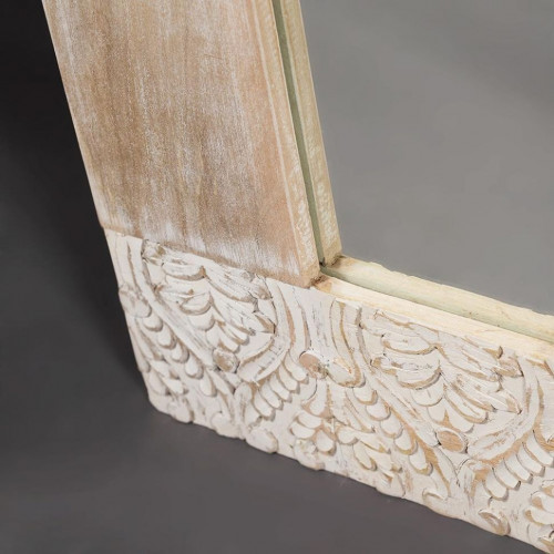 Зеркало Secret de Maison Caraibo (mod. 1822), дерево манго, 80х100х3см, натуральный/white wash