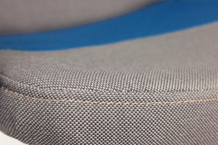 Кресло BAGGI, ткань, серый/синий, С27/С24