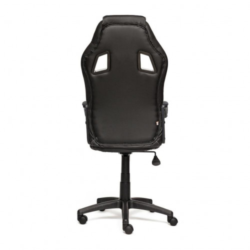 Кресло DRIVER, кож/зам/ткань, черный/серый, 36-6/12
